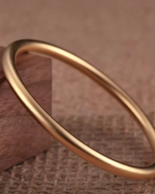 24k-gold-Bracelets-AZK-7012-5 24k gold bangle, minimalist gold bracelet, hand-forged pure gold bangle