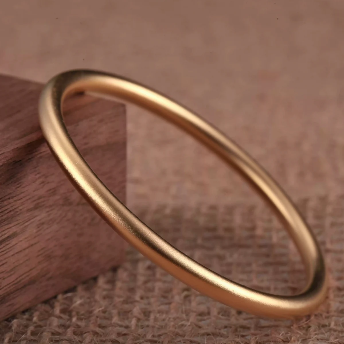 24k gold bangle, minimalist gold bracelet, hand-forged pure gold bangle