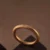 engraved 24k gold ring, hand-forged gold ring, minimalist gold wedding band
