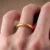 24k-gold-ring-AZK-7017-4 24k gold couple rings, minimalist gold wedding bands, hand-forged pure gold rings