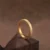 textured 24k gold rings, minimalist gold wedding bands, hand-forged pure gold bands