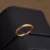 24k-gold-ring-AZK-7031-1 engraved 24k gold ring, custom gold initial ring, minimalist personalized gold band