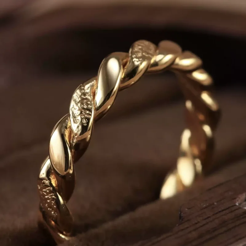 24k-gold-ring-AZK-7039-1 แหวนทองลายดอกไม้, แหวนทอง 24k ลายพวงหรีด, เครื่องประดับทองสัญลักษณ์, แหวนทองตีมือ, แหวนทองดอกไม้เนื้อเต็ม