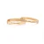 18k-gold-ring-AZK-7071-09 18K Gold Couple Wedding Rings, Mobius Design, Men's & Women's Wedding Bands with Diamond Decoration