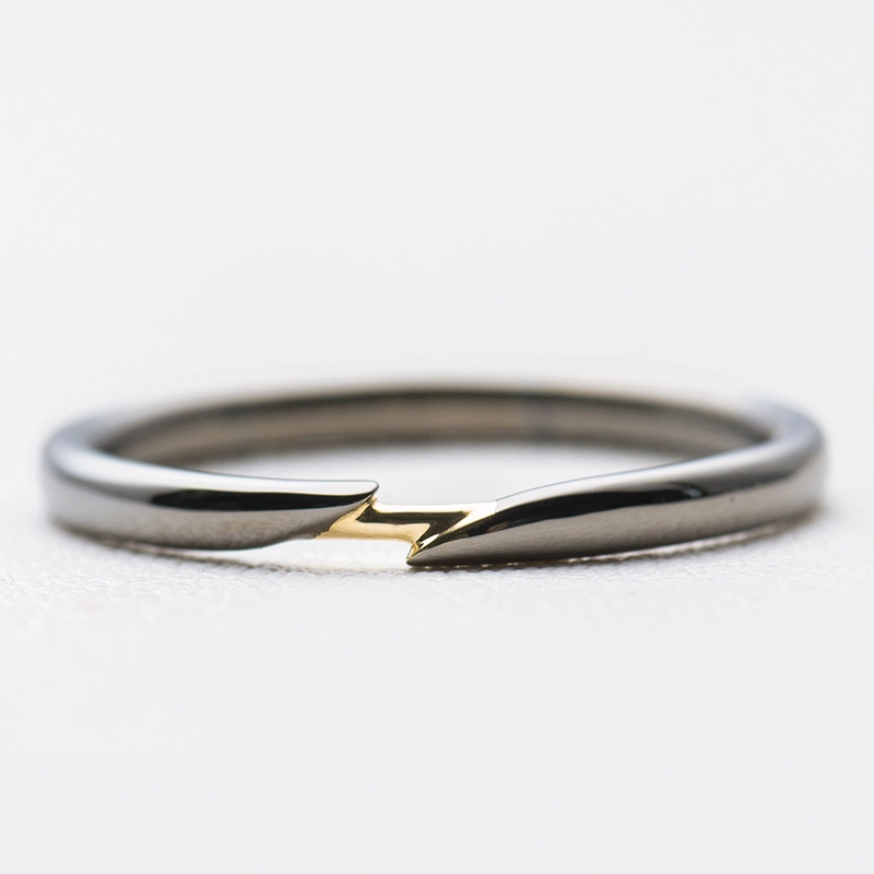 18k-gold-ring-azk-7072-10 18K Gold Wedding Ring with Diamonds - Customizable, Ideal for Wedding and Gift
