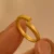 24k-gold-ring-AZK-7067-01 18K Gold Minimalist Design Ring, Modern Simple Style, Personalized Customization