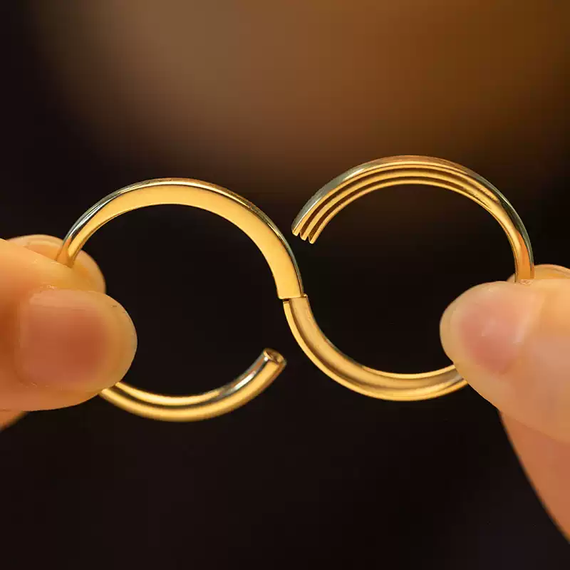 18k-gold-ring-azk-7063-1 18K Gold Custom Open Wedding Bands, Engraved Personalized Design, Exclusive Couple Rings