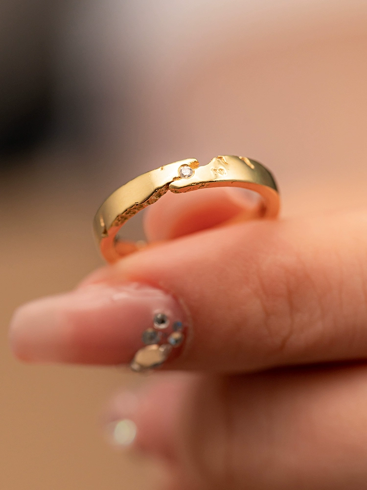 supercustom超定婚戒18K黄金情侣对戒时尚结婚定制戒指 永恒之心 tmall.com天猫 2