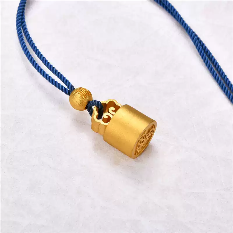 24k-gold-AZK-8003-5 24K Gold Seal Pendant – Customizable Name Pendant Necklace