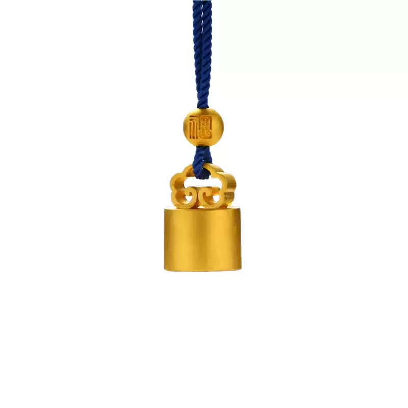 24k-gold-AZK-8003-6 24K Gold Seal Pendant