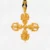 24k-gold-AZK-8005-2 24K Gold Cross Vajra Pendant – Solid Customizable Gold Amulet
