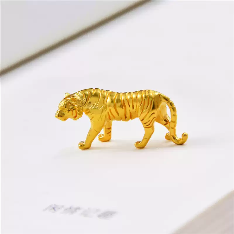 24k-gold-AZK-8006-4 24K Gold Tiger Figurine