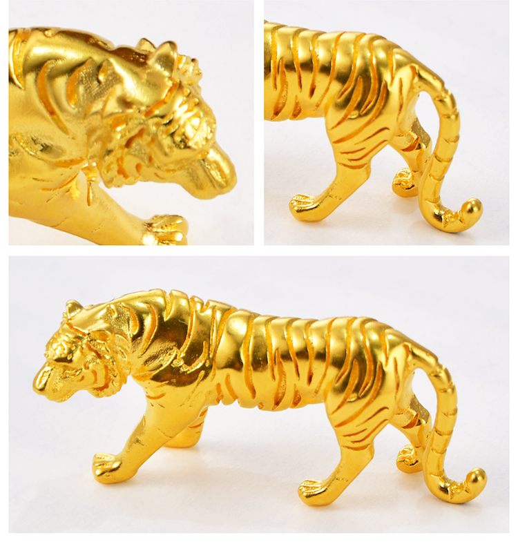 24k-gold-AZK-8006-7 24K Gold Tiger Figurine