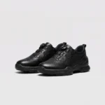 lightweight boa walking sneakers, front 45-degree view of the pair on a light gray background