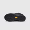 Lightweight trail running sneakers - black outsole view