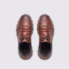 British leather outdoor hiking shoes coffee