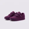 cushioned walking sneakers hook-and-loop slip-on non-slip comfort shoes, front 45-degree view of the pair on a light gray background