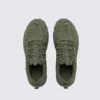 unisex knit trail hiking shoes - breathable low-top walking & camping sneakers, big sizes, top-down view of the pair on a light gray background