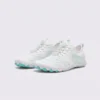 barefoot aqua water shoes quick-dry for beach wading hiking surfing in blue, front 45-degree view of the pair on a light gray background