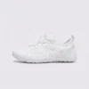barefoot aqua water shoes quick-dry for beach wading hiking surfing in white, left side profile view on a light gray background