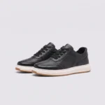 genuine leather skate sneakers