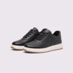 genuine leather skate sneakers