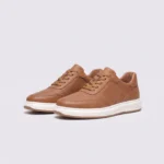 genuine leather skate sneakers