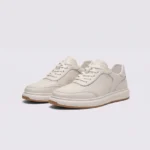 genuine leather skate sneakers