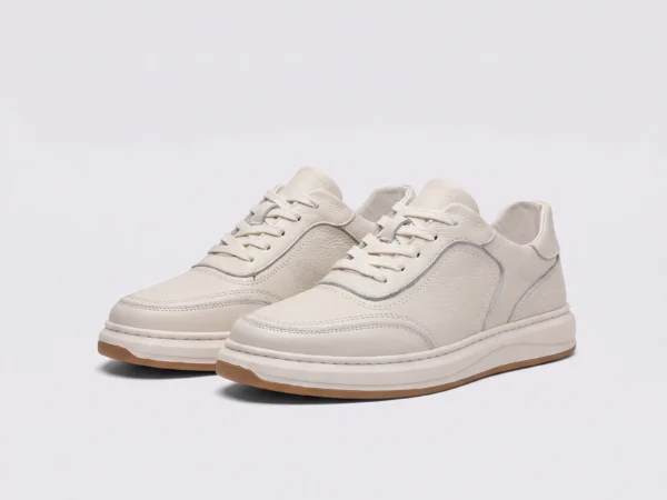 genuine leather skate sneakers