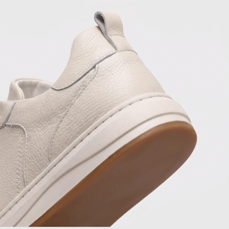 genuine leather skate sneakers