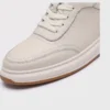genuine leather skate sneakers