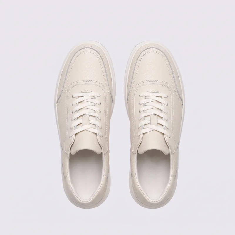 genuine leather skate sneakers